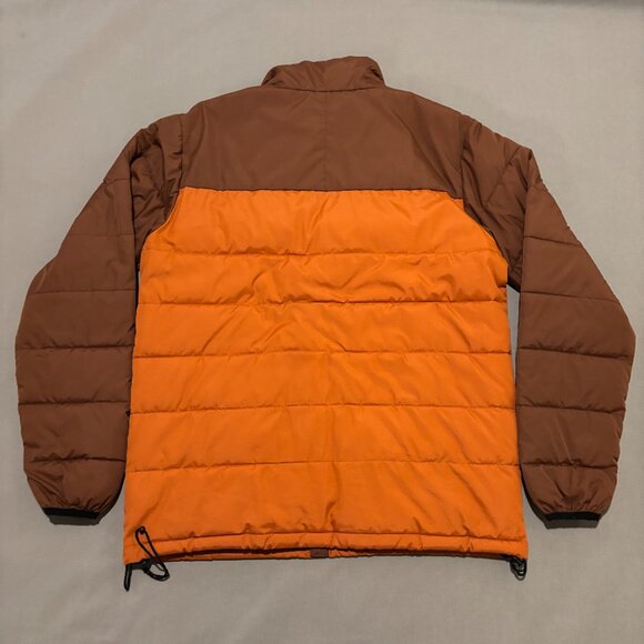 Billabong Jacket Medium Brown Orange Puffer Outdoor Skiing Winter Full Zip - Picture 5 of 5